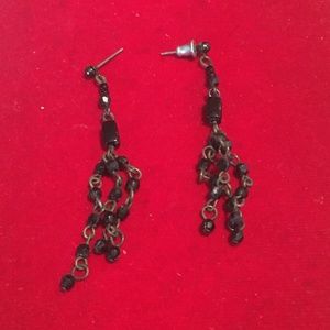 Black earrings
